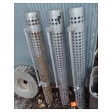 Truck exhaust guards with handles