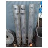 Truck exhaust guards with handles