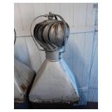 Pair of Vintage spinning roof vent cupolas