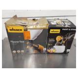 New Wagner powertex texture sprayer and a used Wagner flexio paint sprayer