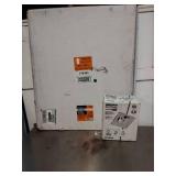 New Broan NuTone bath fan motor and 20x25 air return grille In white