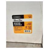 New Broan NuTone bath fan motor and 20x25 air return grille In white