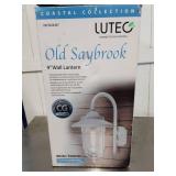 NIB Old Saybrook White 9" wall lantern