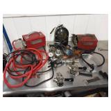 Assorted beer taps and pumps