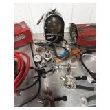 Assorted beer taps and pumps