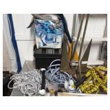 Boating related, anchors, ski ropes, ladder, more