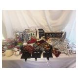 Large lot of Christmas decor