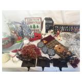 Large lot of Christmas decor