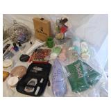 Assortment of jewelry, beauty supplies, and more