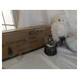 Christmas tree and decor