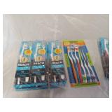 Toothbrushes, mouthwash, & toothbrush holders