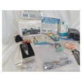 Assorted pillow cases & medical supplies