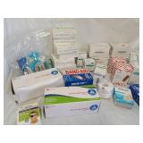 Assorted lot of bandages