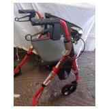 Gently used sitting walker