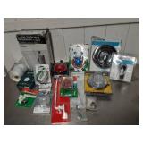 Lot of new bathroom plumbing supplies
