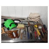 Assortment of hand tools