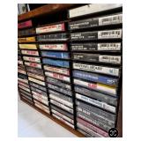 Large lot of cassette tapes