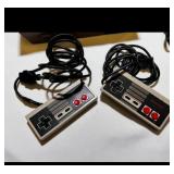 Nintendo NES original with two controllers & cords