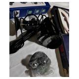 Vintage storage with cassette tapes empty Steve miller band case and more