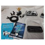 3 like new airbrushes with cases