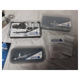 3 like new airbrushes with cases