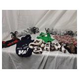 Metal ground dog tieouts and dog accessories