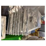 Large lot of concrete form pieces
