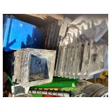 Large lot of concrete form pieces