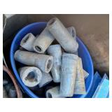 Bucket of concrete hardware