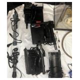 Assortment of fish tank accessories and tank