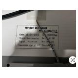 2 mirrors ( anti fog led talking mirror and handmade mirror )