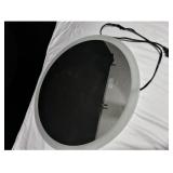 2 mirrors ( anti fog led talking mirror and handmade mirror )