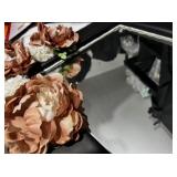 2 mirrors ( anti fog led talking mirror and handmade mirror )