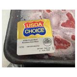 EE. 2x 1.6lbs USDA Choice Boneless Beff Stew Meat