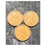 1938P-D-S US WHEAT CENTS