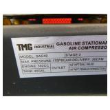 TMG Industrial Gasoline Stationary Air Compressor on Cart
