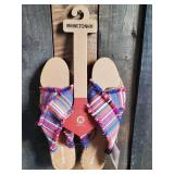 New Minnetonka Moccasin Desert Print Sandals Women