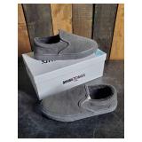 New Minnetonka Moccasins Unisex Charcoal Alden Slip on Mens 9m