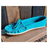 New Minnetonka Moccasins Turquoise Women
