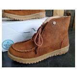 New Minnetonka Moccasin Unisex Tealey Brown Size 7