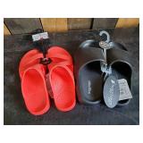 New 2 Pairs Frogg Toggs and NUU Sol Size 6 Sandals