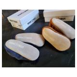 New 2 Pairs Minnetonka Moccasin Baby Infant Moccasins Size 1 & 2
