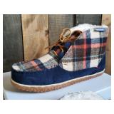 New Minnetonka Moccasin Unisex Torrey Dark Navy Size 11m