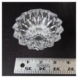 Crystal-Glass Candle Holders Set of 4 (2 Small, 2 Tall)