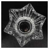 Clear Glass Candle Holders - 3 Unique, Non-Matching Pieces