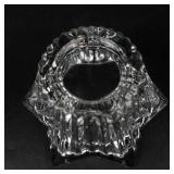 Clear Glass Candle Holders - 3 Unique, Non-Matching Pieces