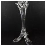 Orrefors Nimbus Votive Candle Holder - Bandol Lead Crystal - Block Crystal Candlestick