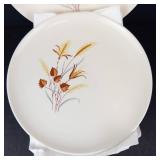Taylor Smith & Taylor Ever Yours Autumn Harvest Dinner Plates 10 inch (Lot of 8)