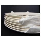 Taylor Smith & Taylor Ever Yours Autumn Harvest Dinner Plates 10 inch (Lot of 8)