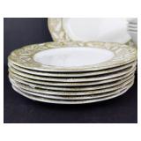 Meakin Renaissance English Dinnerware Set - 8 Dinner Plates, 8 Small Plates, 4 Bowls, 1 Platter